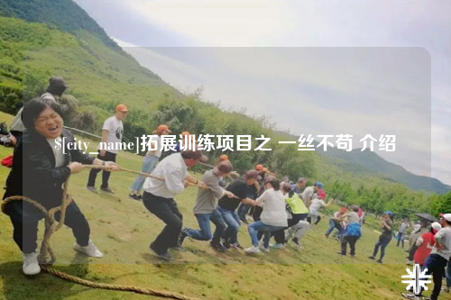 许昌拓展训练项目之 一丝不苟 介绍